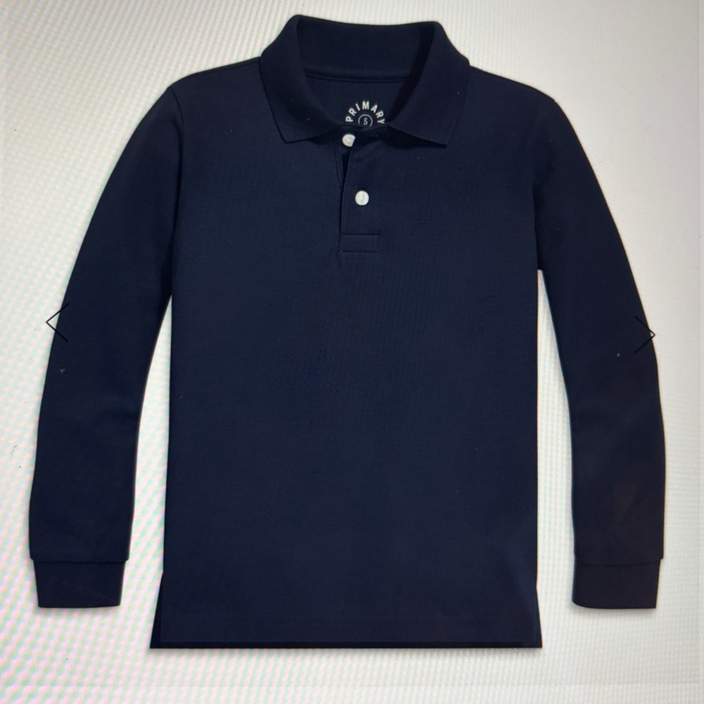 NWT Primary Dark Navy Polo Shirt, 8-9
